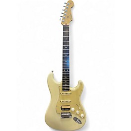 Used Fender American Standard Stratocaster Trans White Solid Body Electric Guitar