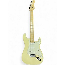 Used Fender American Standard Stratocaster White Blonde Solid Body Electric Guitar
