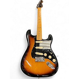 Used Fender American Ultra Luxe Stratocaster 2 Tone Sunburst Solid Body Electric Guitar