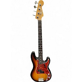 Used Fender American Vintage 1963 Precision Bass 3 Tone Sunburst Electric Bass Guitar