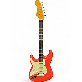 Used Fender American Vintage II 1961 Stratocaster Left Handed Fiesta Red Electric Guitar