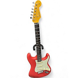 Used Fender American Vintage II "61 Stratocaster Fiesta Red Solid Body Electric Guitar