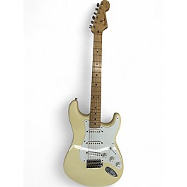 Used Fender Artist Series Eric Clapton Stratocaster Olympic White Solid Body Electric Guitar