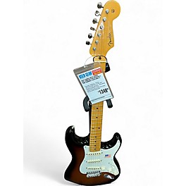Used Fender Artist Series Eric Johnson Stratocaster 2 Tone Sunburst Solid Body Electric Guitar