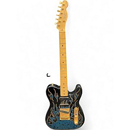 Used Fender Artist Series James Burton Telecaster BLUE W/FLAMES Solid Body Electric Guitar