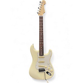 Used Fender Artist Series Jeff Beck Stratocaster White Solid Body Electric Guitar