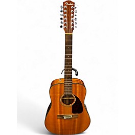 Used Fender CD160SE Natural 12 String Acoustic Electric Guitar