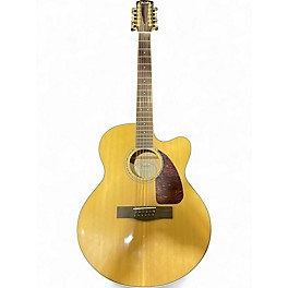 Used Fender CJ290SCE12 Jumbo Natural 12 String Acoustic Electric Guitar