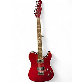Used Fender CUSTOM TELE FMT RED Solid Body Electric Guitar