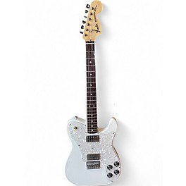 Used Fender Chris Shiflett Telecaster Deluxe Olympic White Solid Body Electric Guitar