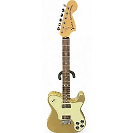 Used Fender Chris Shiflett Telecaster Deluxe Shoreline Gold Solid Body Electric Guitar