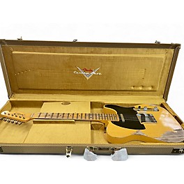 Used Fender Custom Shop 1952 Heavy Relic Telecaster Nocaster Blonde Solid Body Electric Guitar