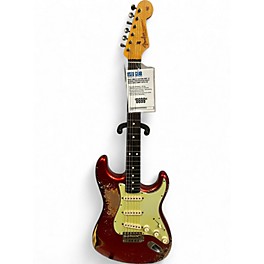Used Fender Custom Shop '61 Reissue Stratocaster Heavy Relic AGED CANDY APPLE RED Solid Body Electric Guitar