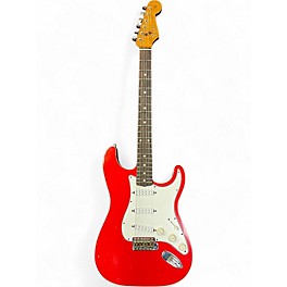 Used Fender Custom Shop Double Bound Stratocaster Journeyman Relic Candy Apple Red Solid Body Electric Guitar