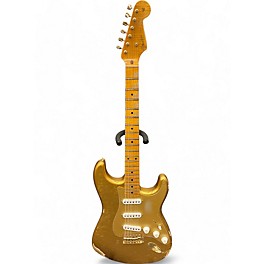 Used Fender Custom Shop Limited 55 Bone Tone Stratocaster Gold Solid Body Electric Guitar
