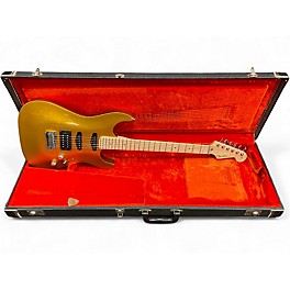 Used Fender Custom Shop Showmaster Gold Solid Body Electric Guitar