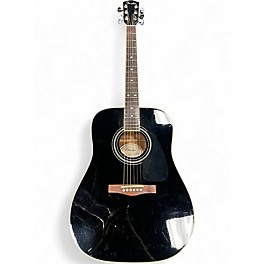 Used Fender DG16 Black Acoustic Guitar
