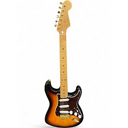 Used Fender Deluxe Stratocaster 3 Color Sunburst Solid Body Electric Guitar