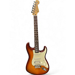 Used Fender Deluxe Stratocaster HSS IOS 2 Color Sunburst Solid Body Electric Guitar