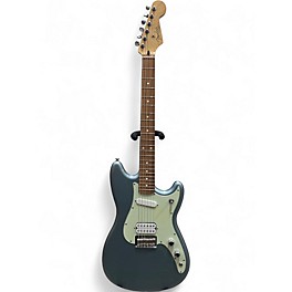 Used Fender Duo Sonic Ice Blue Metallic Solid Body Electric Guitar