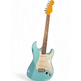 Used Fender ERIC JOHNSON SIGNATURE STRATOCASTER ROSEWOOD Tropical Turquoise Solid Body Electric Guitar
