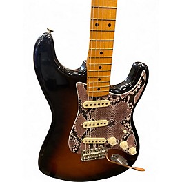 Used Fender Eric Johnson Stratocaster Maple 3 Tone Sunburst Solid Body Electric Guitar
