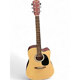 Used Fender FA-25 CE Natural Acoustic Electric Guitar