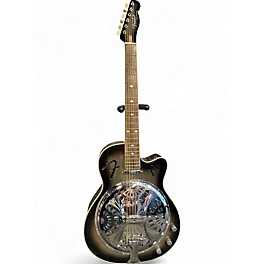 Used Fender FR50CE Cutaway Blackburst Resonator Guitar
