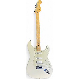 Used Fender FSR Standard Stratocaster HSS Alpine White Solid Body Electric Guitar