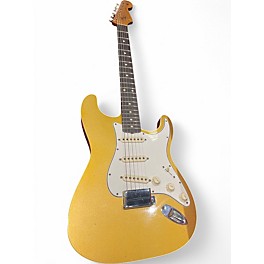 Used Fender GC DOUBLE BOUND STRAT JRN GOLD SPARKLE Solid Body Electric Guitar