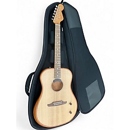Used Fender HIGHWAY DREADNOUGHT Natural Acoustic Electric Guitar