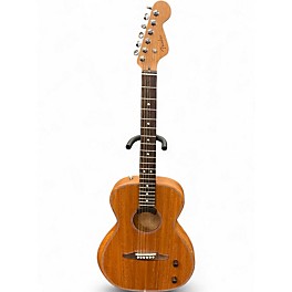 Used Fender HIGHWAY PARLOR MAHOGANY Natural Acoustic Electric Guitar