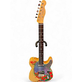 Used Fender Jimmy Page Dragon Art Telecaster Natural Solid Body Electric Guitar