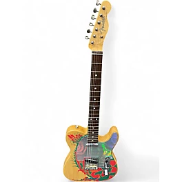 Used Fender Jimmy Page Dragon Art Telecaster Natural Solid Body Electric Guitar
