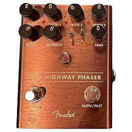 Used Fender LOST HIGHWAY PHASER Effect Pedal