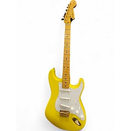 Used Fender Limited Edition 1954 Hardtail Stratocaster DLX CANARY YELLOW Solid Body Electric Guitar