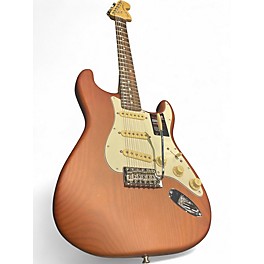 Used Fender Limited Edition American Performer Timber Stratocaster Brown Solid Body Electric Guitar