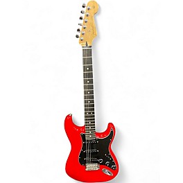Used Fender Limited Edition Player Stratocaster Ferrari Red Solid Body Electric Guitar