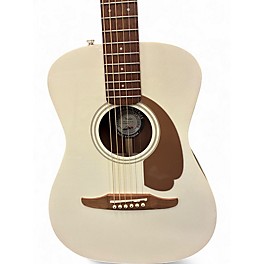 Used Fender MALIBU PLAYER WHITE Acoustic Guitar