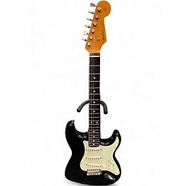 Used Fender MIJ STRATOCASTER Black Solid Body Electric Guitar