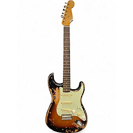 Used Fender MIKE MCCREADY ROAD WARN STRATOCASTER 2 Color Sunburst Solid Body Electric Guitar