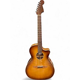 Used Fender NEWPORTER BROWN BURST Acoustic Electric Guitar
