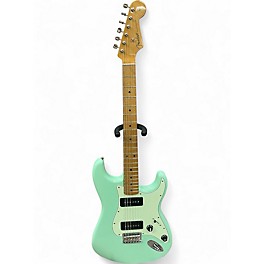 Used Fender Noventa Stratocaster Surf Green Solid Body Electric Guitar