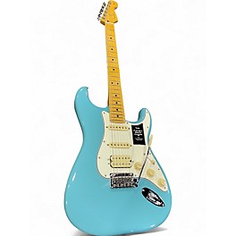 Used Fender PLAYER II HSS STRATOCASTER Aquatone Blue Solid Body Electric Guitar