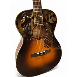 Used Fender Paramount PO-220E Orchestra Aged Cognac Burst Acoustic Guitar