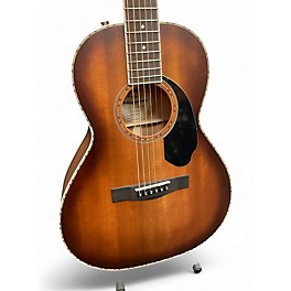 Used Fender Paramount PS-220E Parlor Aged Cognac Burst Acoustic Guitar