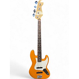 Used Fender Player Jazz Bass Capri Orange Electric Bass Guitar