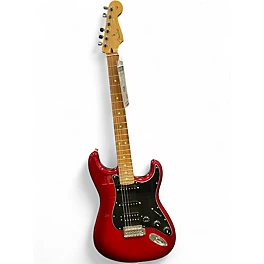 Used Fender Player Plus Stratocaster HSS Candy Red Burst Solid Body Electric Guitar