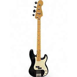 Used Fender Player Precision Bass Black Electric Bass Guitar