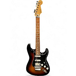 Used Fender Player Stratocaster HSS FR 3 Tone Sunburst Solid Body Electric Guitar